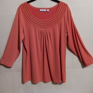 Susan Graver beautiful orange top